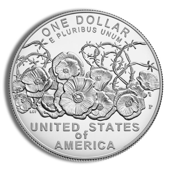 2018-P $1 World War I Centennial Silver Commem - Proof - Image 2