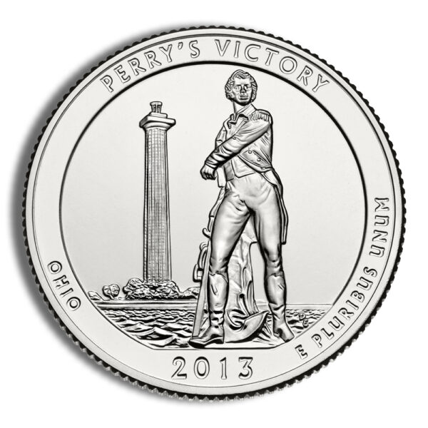2013-P 5 oz ATB Perry's Victory Silver Coin NGC SP70 - Image 3