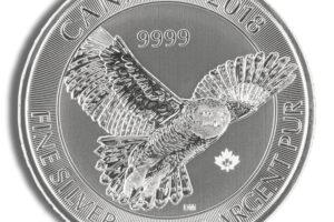 2018 1.5 oz Canadian Snowy Owl Silver Coin
