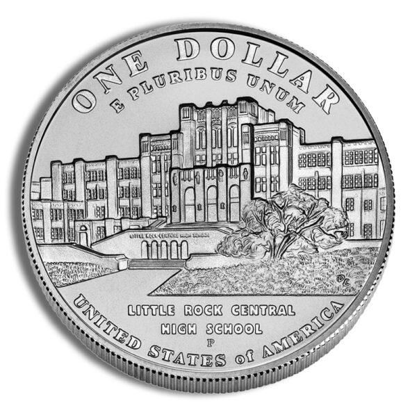 2007-P $1 Little Rock, Deseg Silver Commem - BU - Image 2