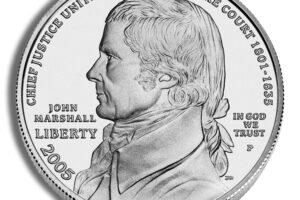 2005-P $1 John Marshall Silver Commem - BU