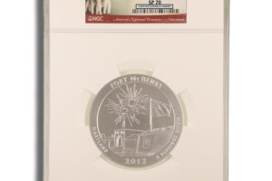 2013-P 5 oz ATB Fort McHenry Silver Coin NGC SP70