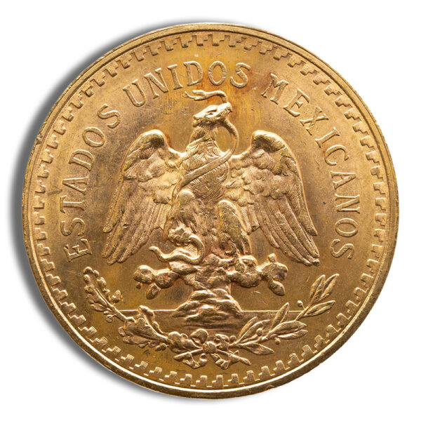 1944 Mexico Gold 50 Peso BU - Image 2