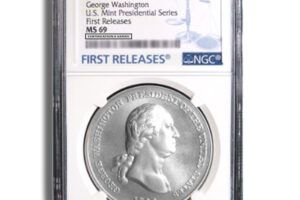 2018 George Washington Silver Presidential Medal 1 oz NGC MS69