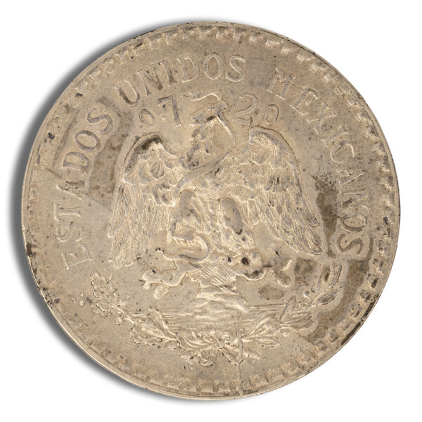 Mexico Silver Peso Cap & Rays (1920-1945) - Image 2