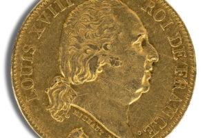 France Gold 40 Francs - Louis XVIII (1816-1824)