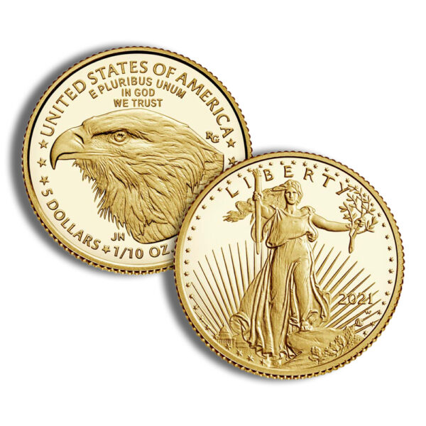 2021 Proof Gold Eagle Designer Set w/ OGP - Image 3