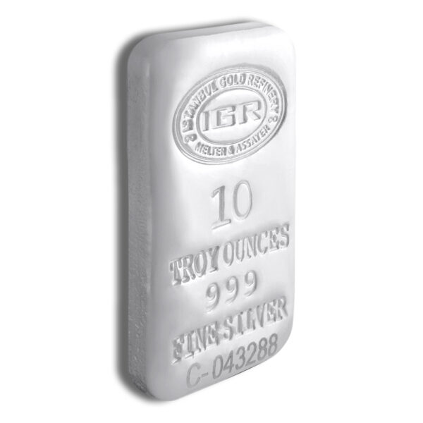 10 oz Silver Bar - IGR Metals - Image 2