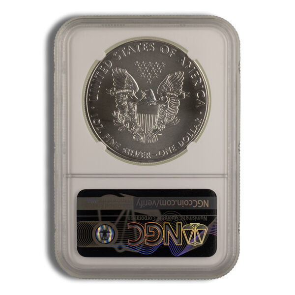2021(P) Silver Eagle NGC MS70 ER - Emergency Production - Image 2