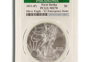 2021 (P) Silver Eagle PCGS MS70 First Strike