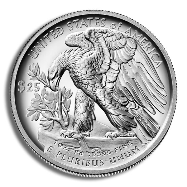 2021-W 1 oz Proof Palladium Eagle (w/ Box & COA) - Image 2