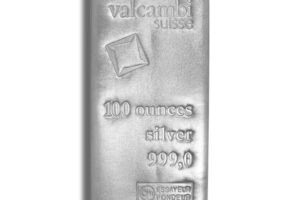100 oz Silver Bar - Valcambi