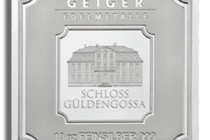 10 oz Silver Bar - Geiger (Sealed)