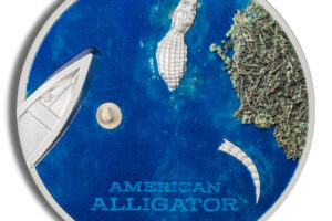 2022 1 oz Palau Silver American Alligator