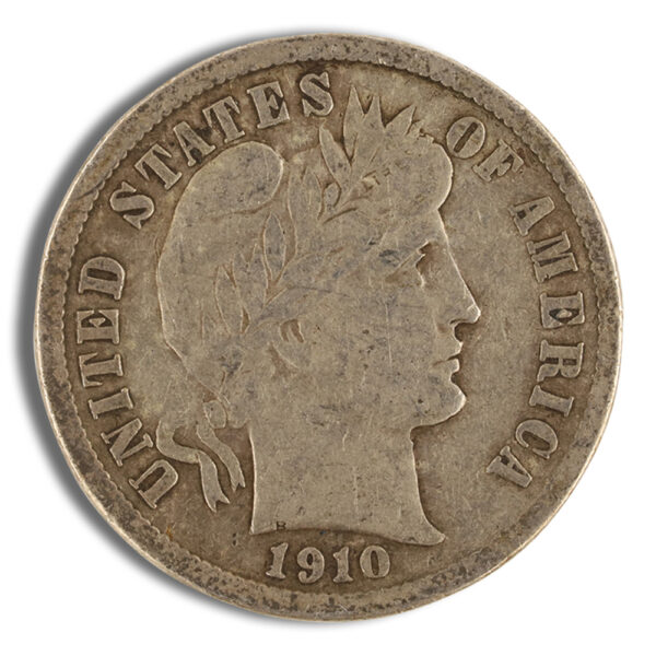 $1 FV 90% Silver Barber Dimes - VF
