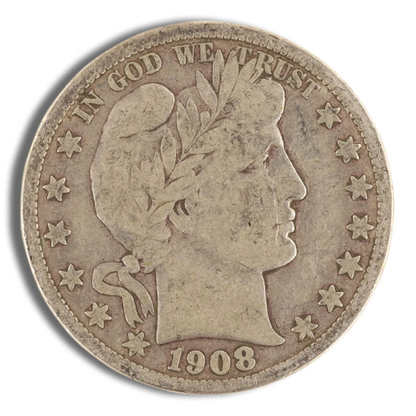 $1 FV 90% Silver Barber Half Dollars - VF