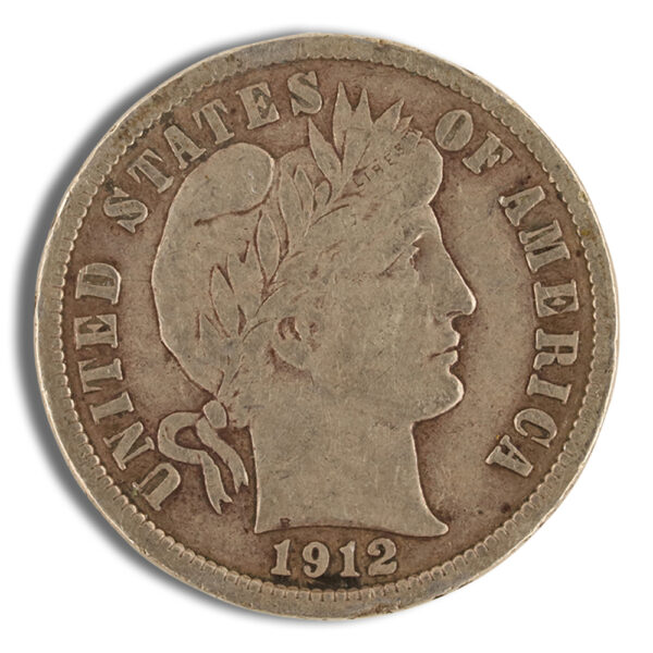 $1 FV 90% Silver Barber Dimes - XF
