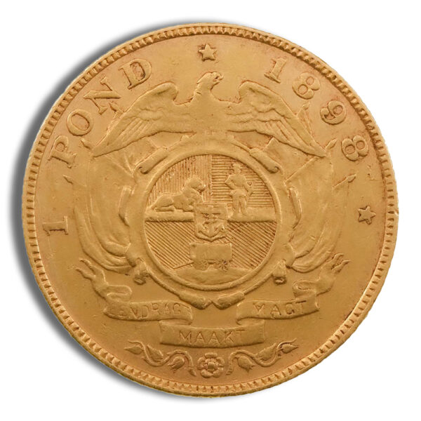 South Africa 1 Pond Gold Coin - Image 2