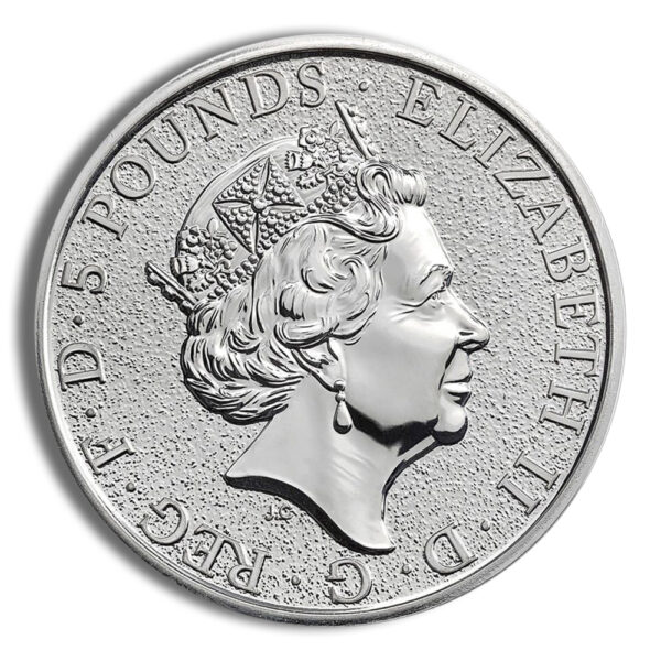 2016 2 oz Silver Great Britain Queen's Beasts - Lion - Image 2