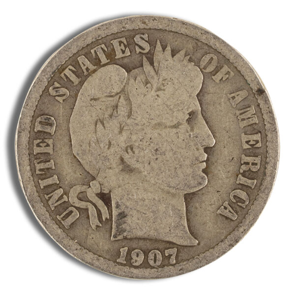 $1 FV 90% Silver Barber Dimes - G-F
