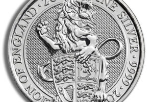 2016 2 oz Silver Great Britain Queen's Beasts - Lion