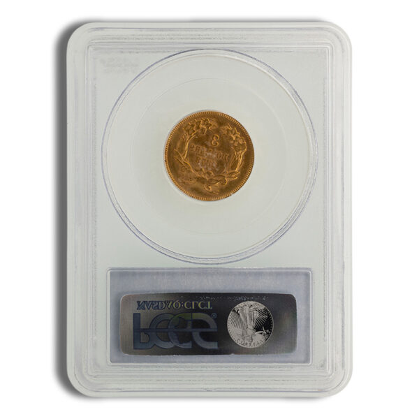 $3 Gold Princess - PCGS MS62 - Image 2