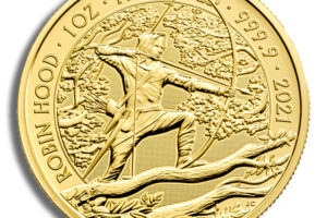2021 1 oz Great Britain Robin Hood Gold Coin - BU