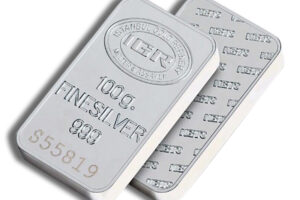 100 gram Silver Bar - IGR Metals (Carded)