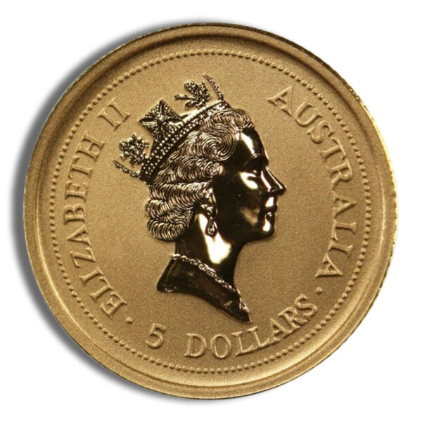 1998 1/10 oz Australia Gold Lunar Tiger BU - Series I - Image 2