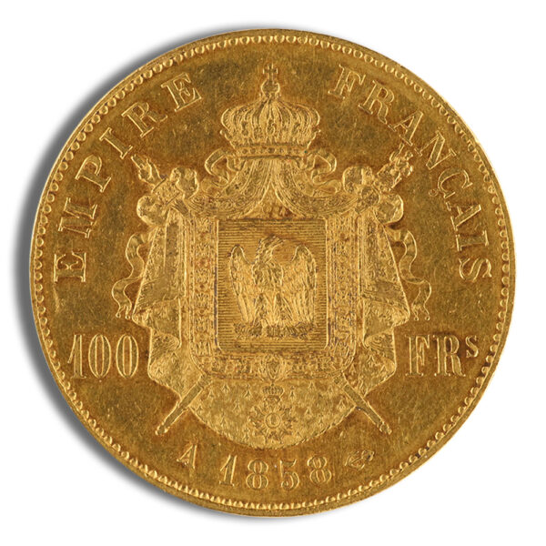 France Gold 100 Francs - Napoleon III (1852-1870) - Image 2