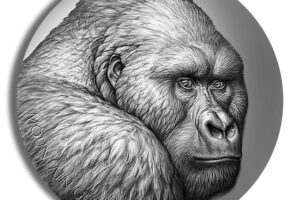 2021 2 oz Cameroon Silver Mountain Gorilla