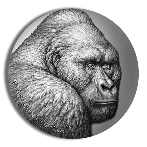 2021 2 oz Cameroon Silver Mountain Gorilla