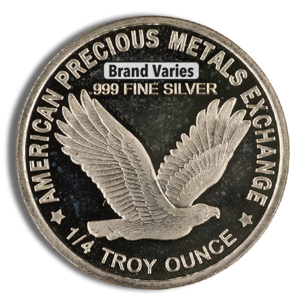 1/4 oz Silver Round - Brand Varies - Image 2