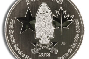 2013 3/4 oz Canada Silver Devil's Brigade