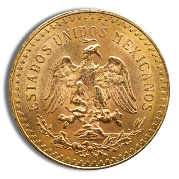 1923 Mexico Gold 50 Peso - AU - Image 2