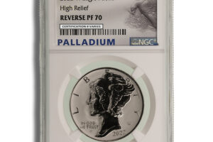 2022-W 1 oz Reverse Proof Palladium Eagle NGC PF70 (Label Varies)