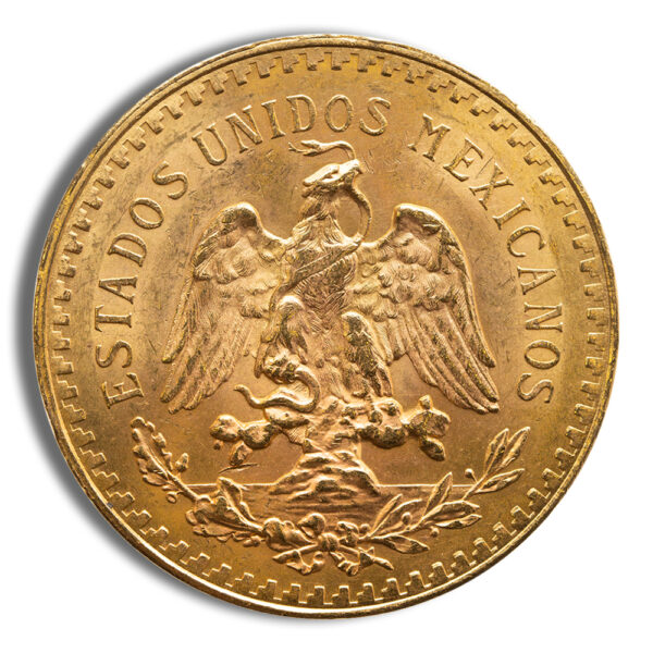 1921 Mexico Gold 50 Peso - VF/XF - Image 2