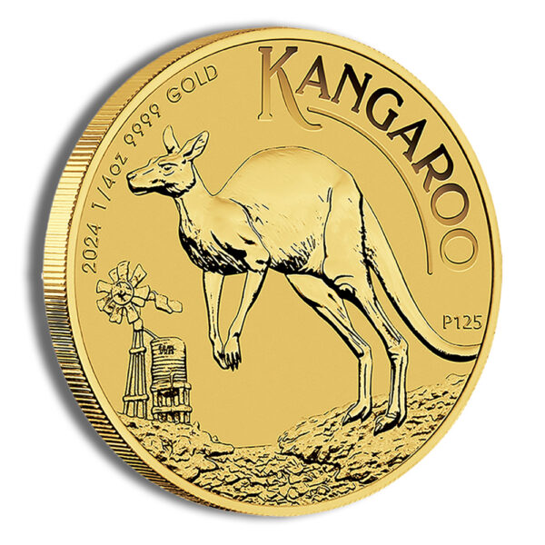 2024 1/4 oz Australian Kangaroo Gold Coin - Image 3