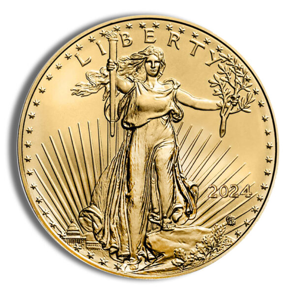 2024 1/10 oz Gold Eagle - BU