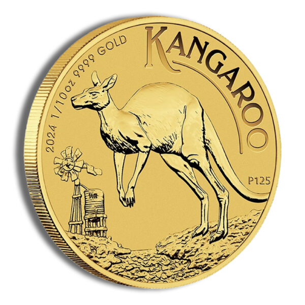 2024 1/10 oz Australian Kangaroo Gold Coin - Image 3