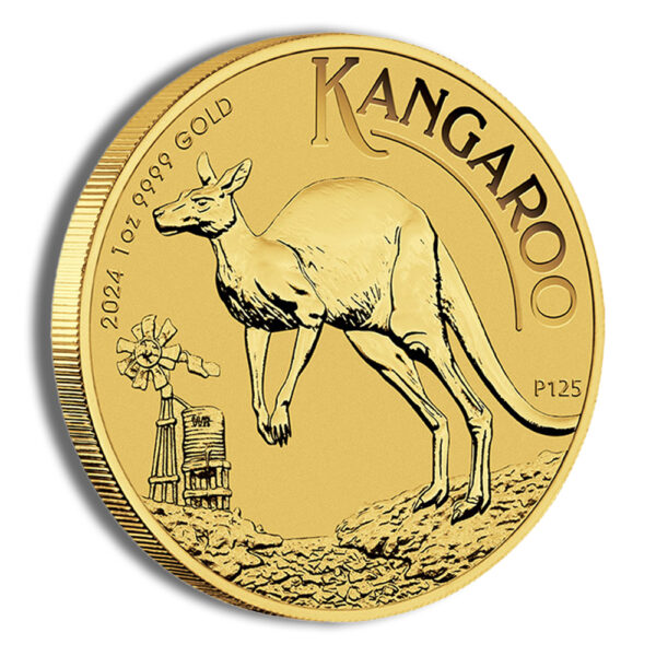 2024 1 oz Australian Kangaroo Gold Coin - Image 3