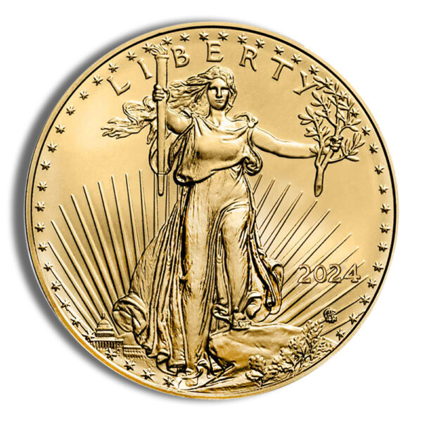 2024 1/2 oz Gold Eagle - BU