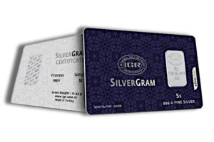 5 gram Silver Bar - IGR Metals (Carded)