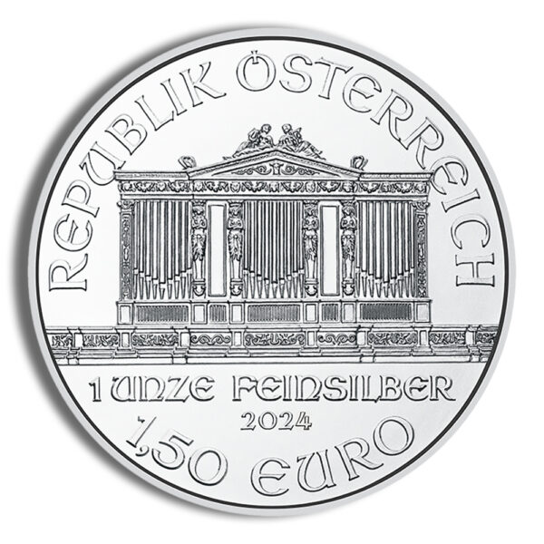 2024 1 oz Austrian Silver Philharmonic - Image 2