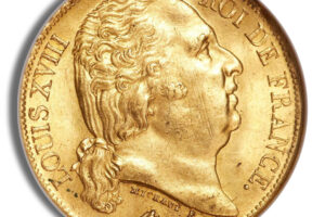 France Gold 20 Francs - Louis XVIII (1816-1824)