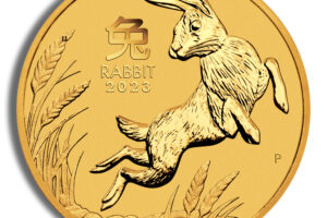 2023 1 oz Australia Gold Lunar Rabbit BU - Series III