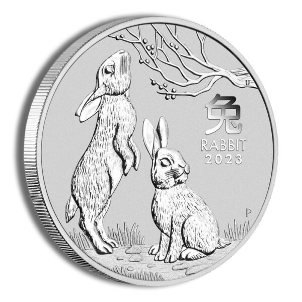 2023 Kilo Australia Silver Lunar Rabbit BU - Series III - Image 2