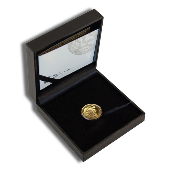 2023 1/4 oz Gold South African Big 5 Buffalo Coin -  Proof - Image 3