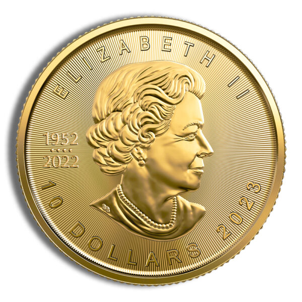 2023 1/4 oz Gold Maple Leaf (Sealed) - Image 2