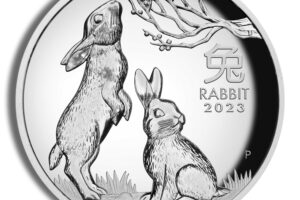 2023 1 oz Silver Australia Year of the Rabbit Proof High Relief - Series III